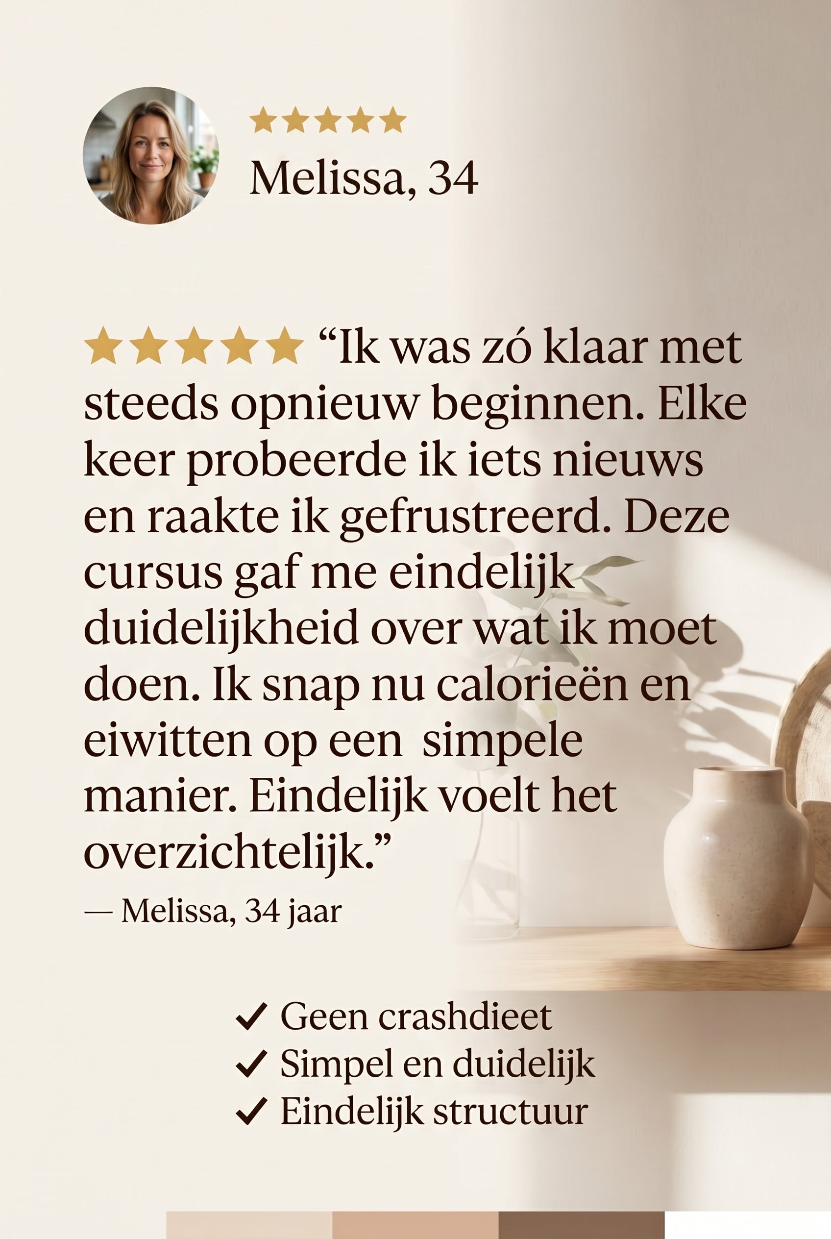 succesvol afvallen, review, video cursus